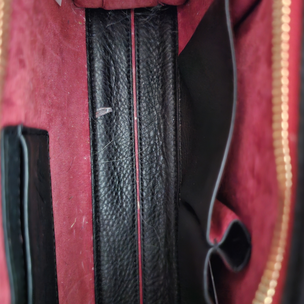 Hammitt Black Leather Crossbody with Gold Stud Accents - Picture 4 of 7